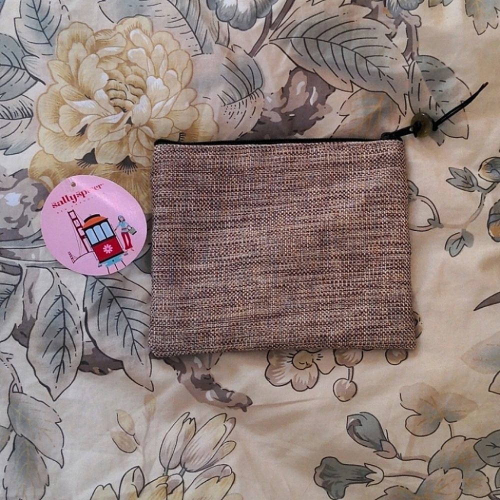 NWT Sally Spicer SF Zip purse